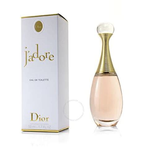 dior j adore eau de toilette spray 50ml|j'adore toilette vs perfume.